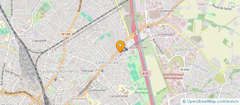 localisation de l'entreprise MADAME FLORA MURET  TOULOUSE