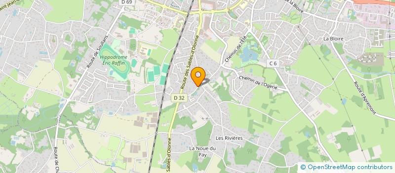 localisation de l'entreprise MADAME FLORA MUSSET à CHALLANS