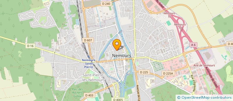 localisation de l'entreprise MADAME FLORA NDUEYI  NEMOURS