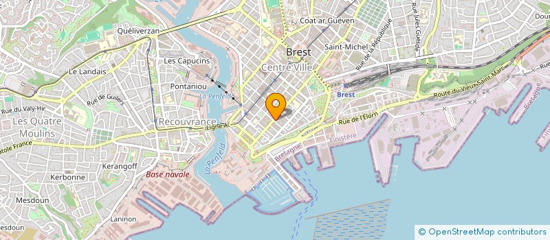 localisation de l'entreprise MADAME FLORA NUNZI à BREST