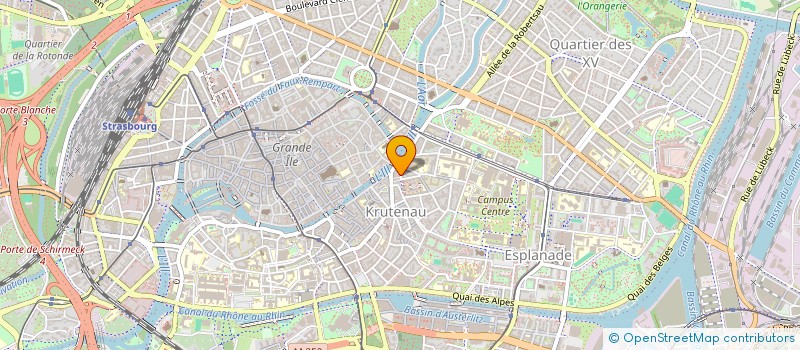 localisation de l'entreprise MADAME FLORA PALLAMIDESSI  STRASBOURG