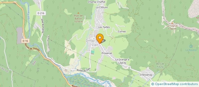 localisation de l'entreprise MADAME FLORA PANISSET  DINGY-SAINT-CLAIR