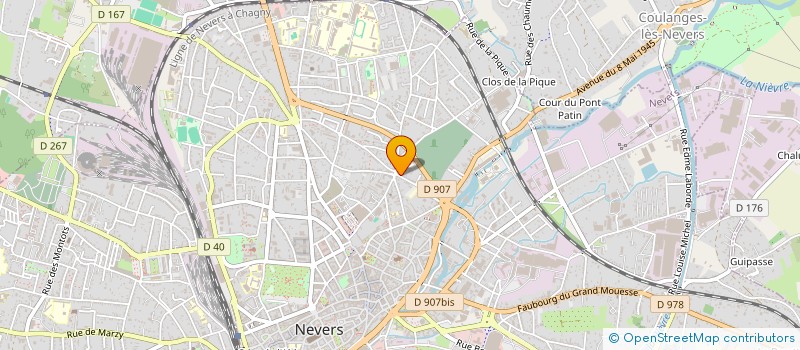 localisation de l'entreprise MADAME FLORA PARONUZZI à NEVERS