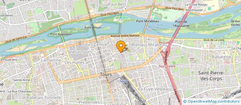 localisation de l'entreprise MADAME FLORA PASCUTTI  TOURS