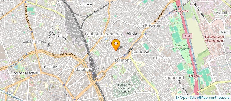 localisation de l'entreprise MADAME FLORA PAYET  TOULOUSE