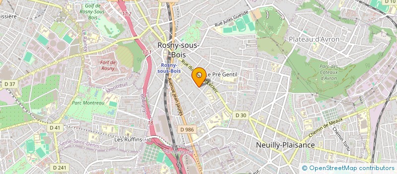 localisation de l'entreprise MADAME FLORA PETRO à ROSNY-SOUS-BOIS