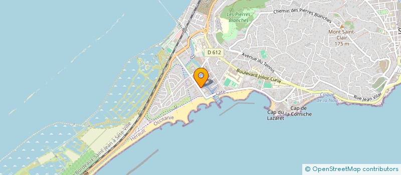 localisation de l'entreprise MADAME FLORA PHAM  SETE