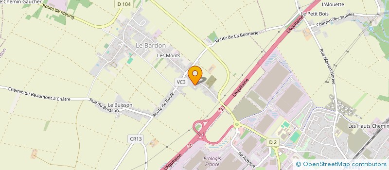 localisation de l'entreprise MADAME FLORA PINAULT à LE BARDON