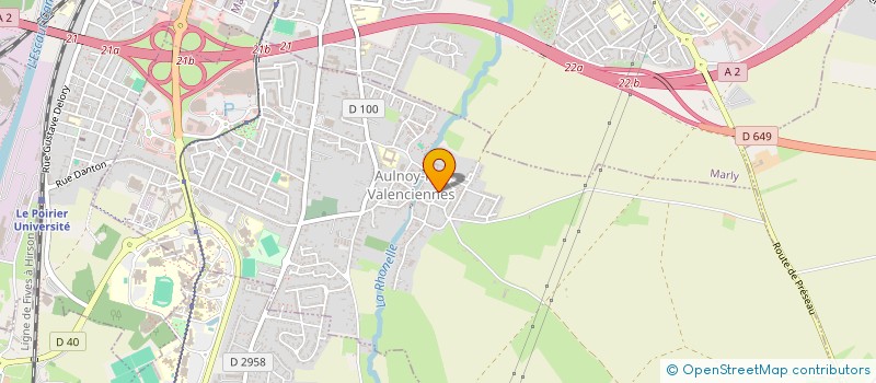 localisation de l'entreprise MADAME FLORA PONTOIS  AULNOY-LEZ-VALENCIENNES