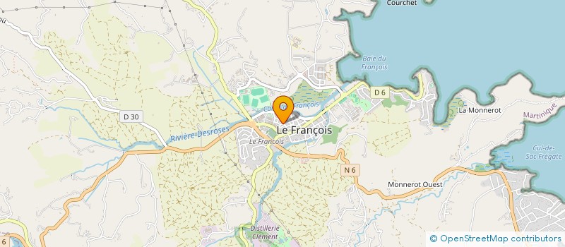 localisation de l'entreprise MADAME FLORA POULAIN à LE FRANCOIS