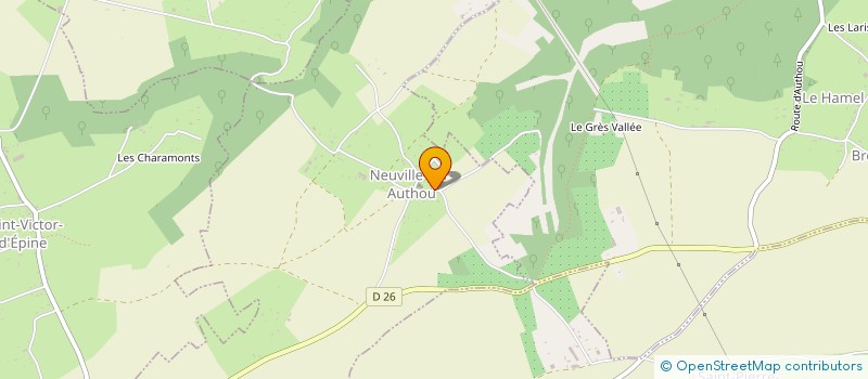 localisation de l'entreprise MADAME FLORA PREVOST  NEUVILLE-SUR-AUTHOU