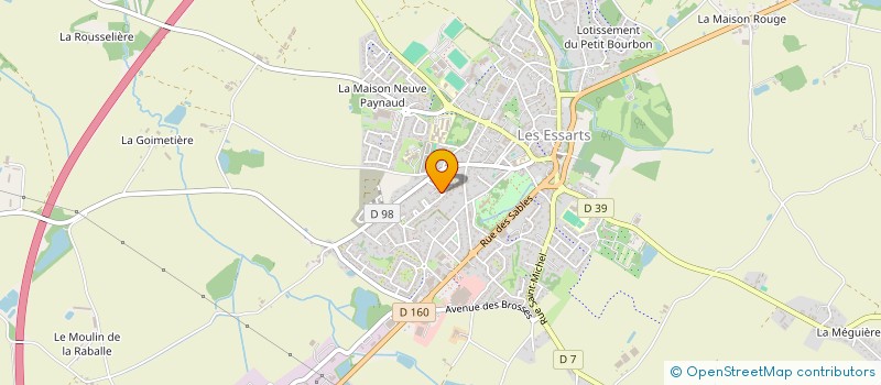 localisation de l'entreprise MADAME FLORA RIGAUDEAU  ESSARTS-EN-BOCAGE