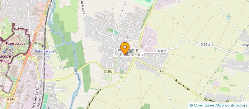 localisation de l'entreprise MADAME FLORA RIGOT  SAINT-GEORGES-LES-BAILLARGEAUX