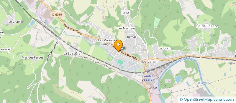 localisation de l'entreprise MADAME FLORA SALVESTRI  LE LARDIN-SAINT-LAZARE