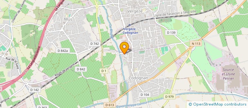 localisation de l'entreprise MADAME FLORA SANCHEZ  CODOGNAN