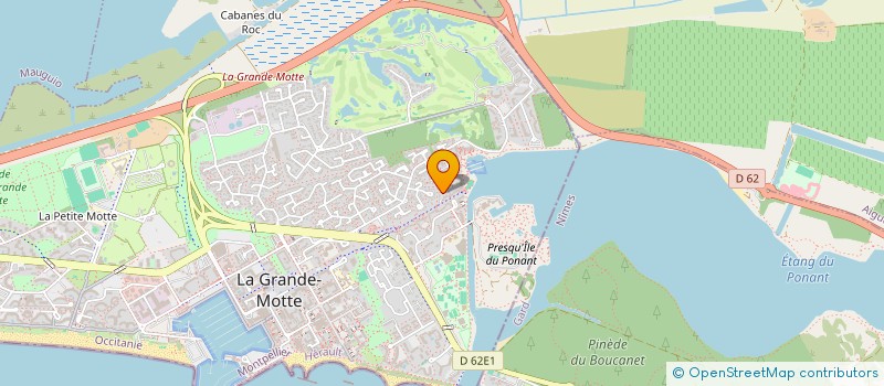 localisation de l'entreprise MADAME FLORA SILVESTRE  LA GRANDE-MOTTE