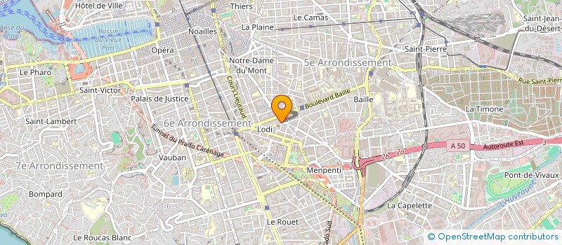 localisation de l'entreprise MADAME FLORA SORGUES  MARSEILLE