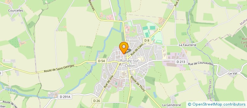 localisation de l'entreprise MADAME FLORA STEVENIN  LES MONTS D'AUNAY