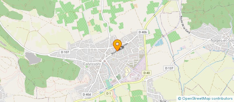 localisation de l'entreprise MADAME FLORA TAILHADES  CALVISSON