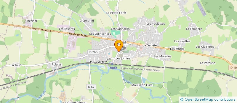 localisation de l'entreprise MADAME FLORA TARTARIN à POLLIAT