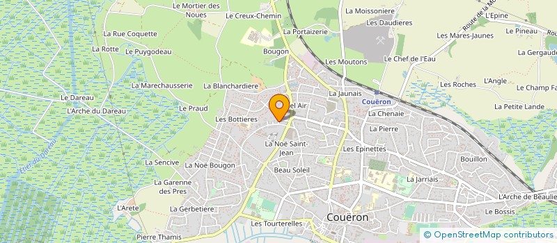 localisation de l'entreprise MADAME FLORA TIZIE à COUERON