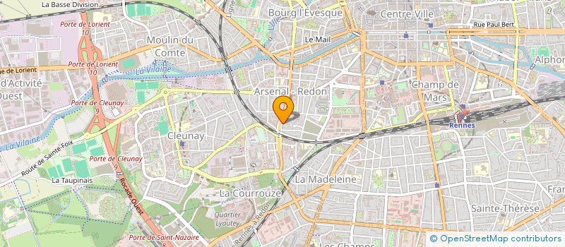 localisation de l'entreprise MADAME FLORA TROTREAU  RENNES