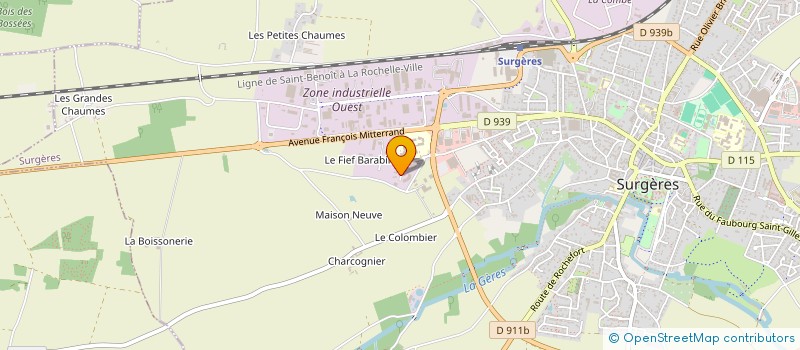 localisation de l'entreprise MADAME FLORA TSAME BEKALE  LE THOU