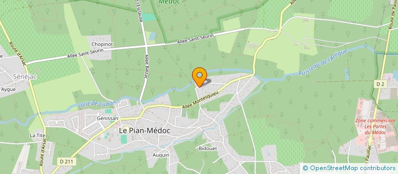 localisation de l'entreprise MADAME FLORA UJOL à LE PIAN-MEDOC