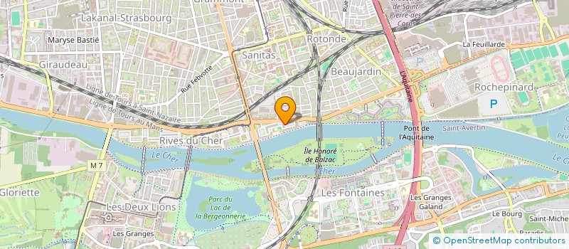 localisation de l'entreprise MADAME FLORA VAZ DA SILVA  TOURS