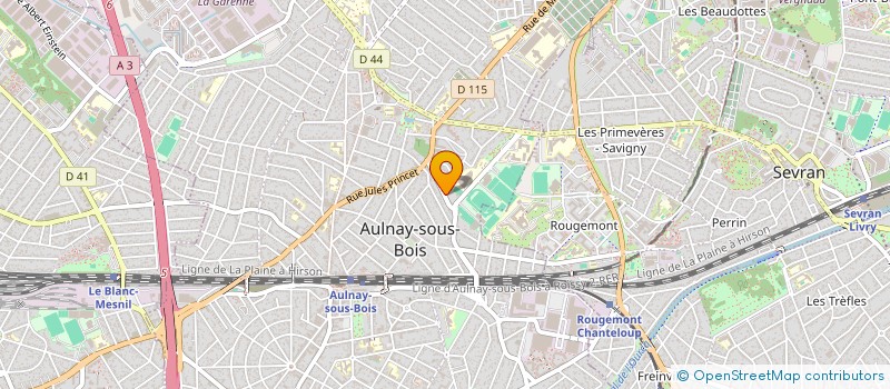 localisation de l'entreprise MADAME FLORA VIGUIER à AULNAY-SOUS-BOIS