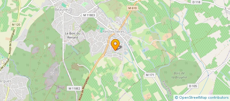 localisation de l'entreprise MADAME FLORA YCARD  RESTINCLIERES