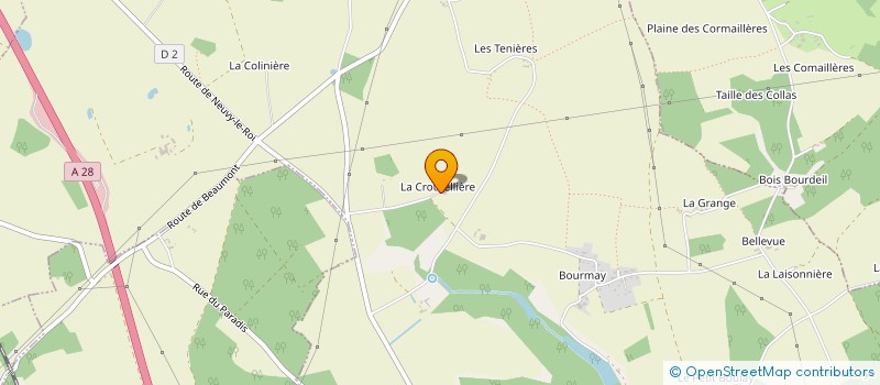 localisation de l'entreprise MADAME FLORA ZAGORJEWSKY  ROUZIERS-DE-TOURAINE