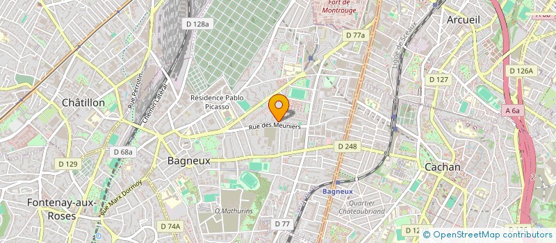 localisation de l'entreprise MADAME FLORALIE ESTIRA à BAGNEUX