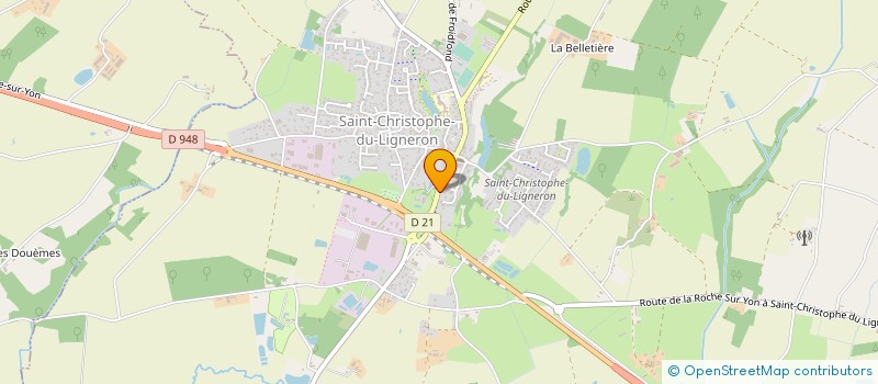 localisation de l'entreprise MADAME FLORALIE RAGUET  SAINT-CHRISTOPHE-DU-LIGNERON