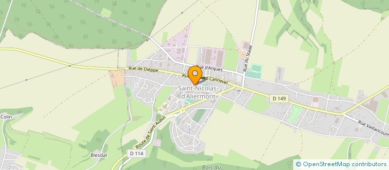 localisation de l'entreprise MADAME FLORANCE DELEAU  SAINT-NICOLAS-D'ALIERMONT