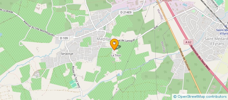 localisation de l'entreprise MADAME FLORANCE KRESSMANN  MARTILLAC