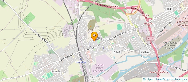 localisation de l'entreprise MADAME FLORAREASA STEFAN  LOURCHES