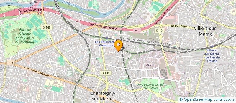 localisation de l'entreprise MADAME FLORBELA FERREIRA RELVAS à CHAMPIGNY-SUR-MARNE