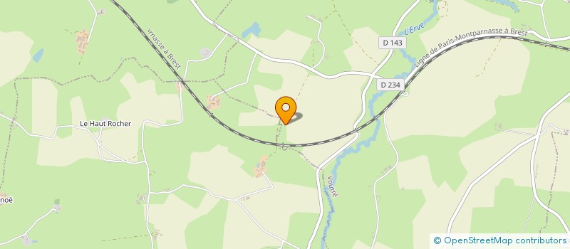 localisation de l'entreprise MADAME FLORE ALVES  VOUTRE