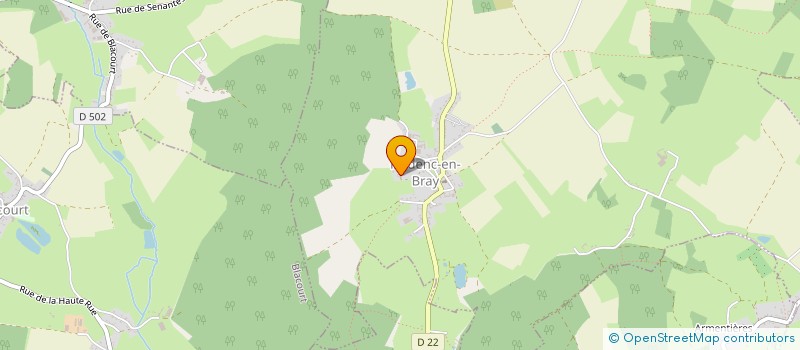 localisation de l'entreprise MADAME FLORE ANDRIEUX  HODENC-EN-BRAY