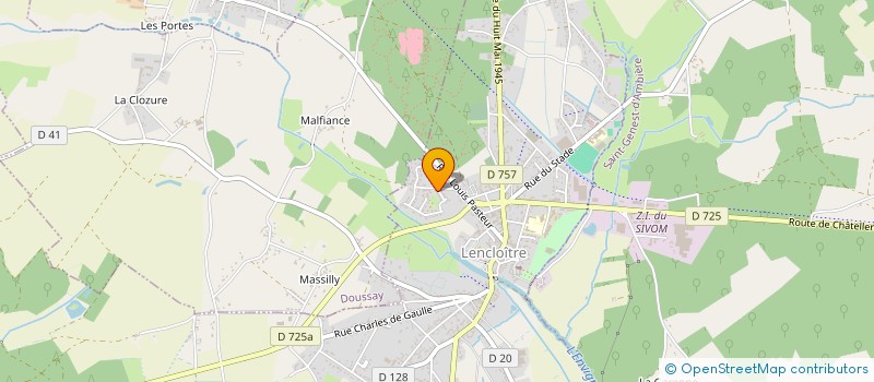 localisation de l'entreprise MADAME FLORE AVERSENG  LENCLOITRE