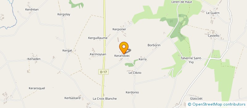 localisation de l'entreprise MADAME FLORE AWENENGO DALBERTO  GUICHEN