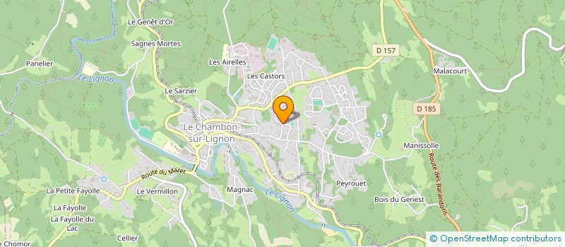 localisation de l'entreprise MADAME FLORE AZZALINI à LE CHAMBON-SUR-LIGNON