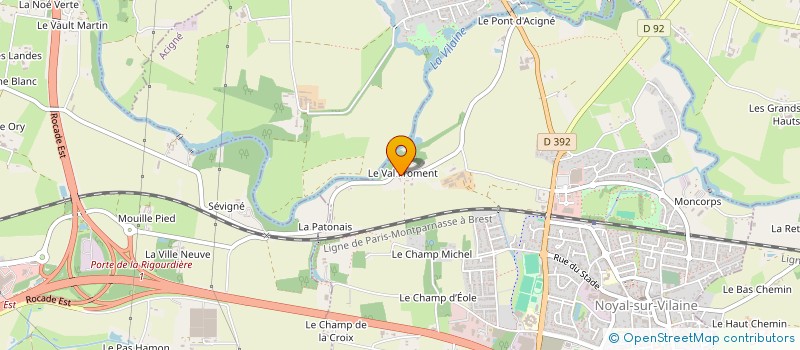 localisation de l'entreprise MADAME FLORE BALDIN  AUVERS-SUR-OISE