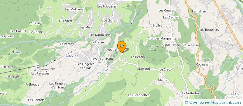 localisation de l'entreprise MADAME FLORE BARON à SALLANCHES