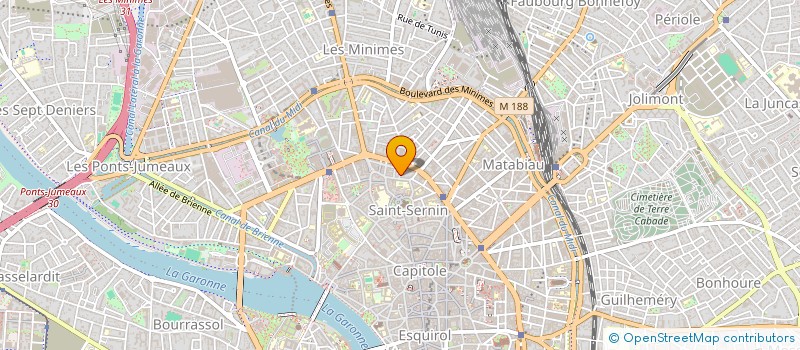 localisation de l'entreprise MADAME FLORE BEAUCLAIR à TOULOUSE