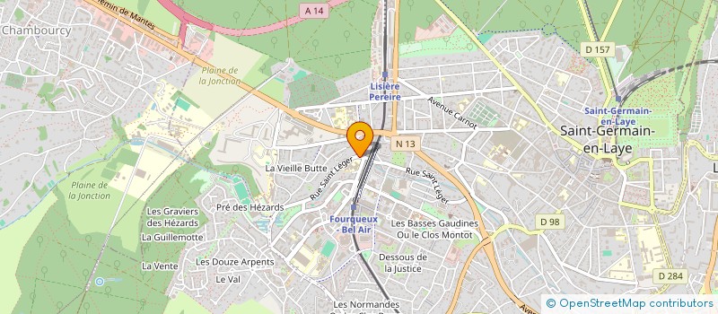 localisation de l'entreprise MADAME FLORE BERNARD  SAINT-GERMAIN-EN-LAYE