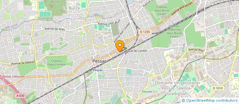 localisation de l'entreprise MADAME FLORE BERSOT  PESSAC