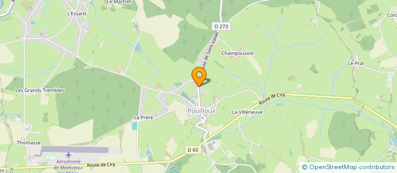 localisation de l'entreprise MADAME FLORE BEY  POUILLOUX