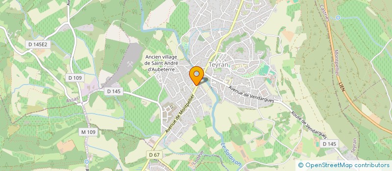 localisation de l'entreprise MADAME FLORE BOSSARD  TEYRAN